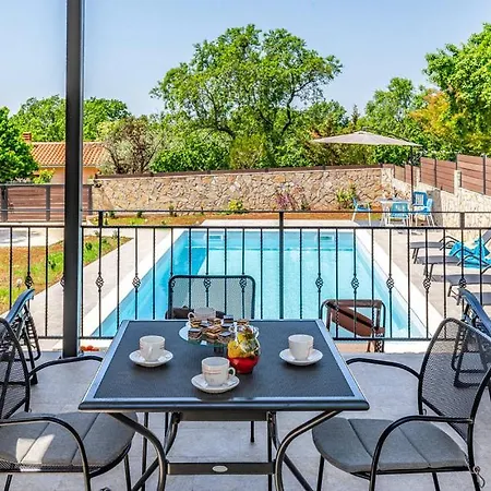 Villa House Palmera With Swimming Pool And A Large Terrace Medulin